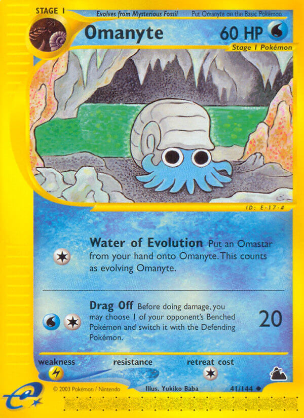pokemon card omanyte Omanyte (180/165) – PokeGuard
