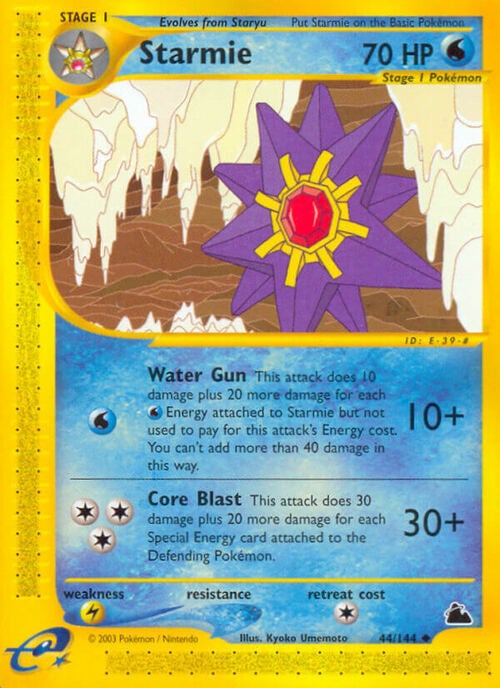 Starmie Card Front