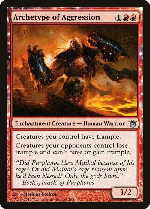 Archetype of Aggression Card Front