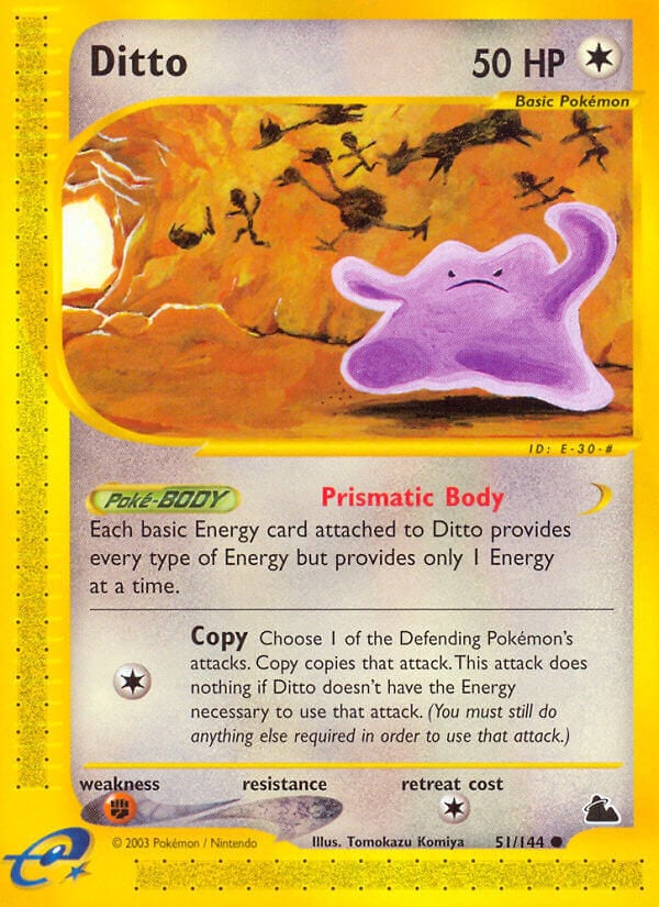 I Love You Ditto Pokemon Anniversary Card 
