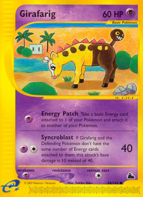 Girafarig Card Front