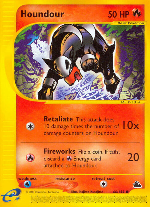 Houndour Card Front