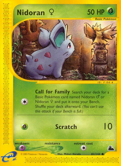 Nidoran ♀ Card Front