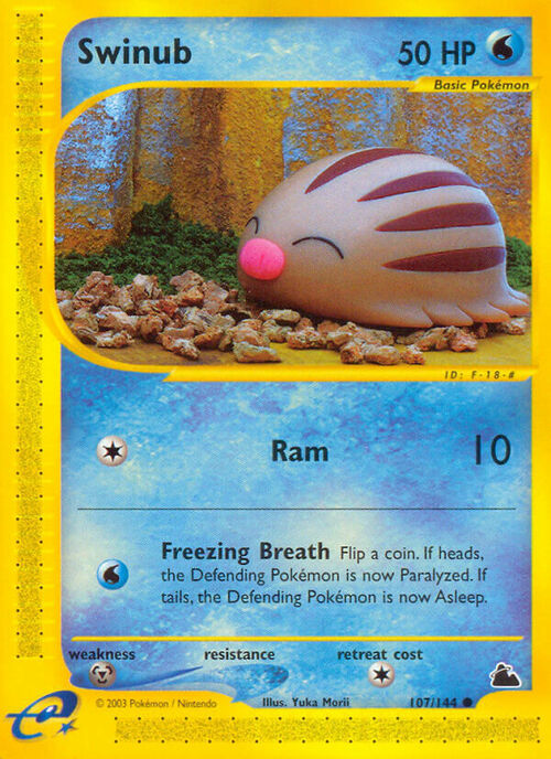 Swinub Card Front