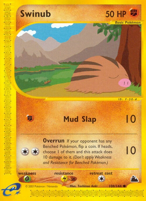Swinub Card Front