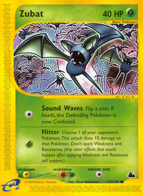 Zubat Card Front