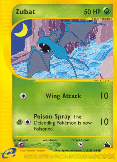 Zubat Card Front