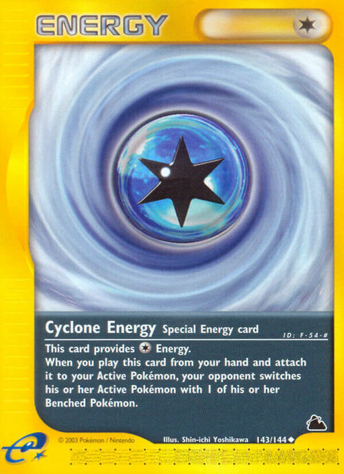 Cyclone Energy Card Front