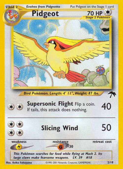 Pidgeot Card Front