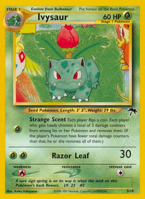 Ivysaur Card Front