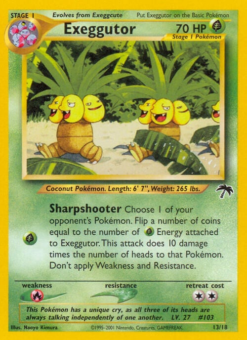 Exeggutor Card Front