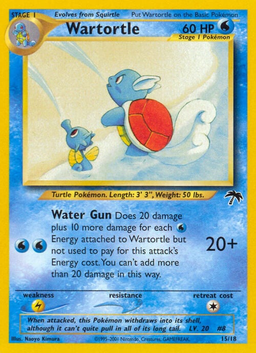 Wartortle Card Front