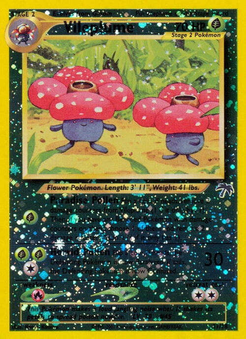 Vileplume - Reverse Holo Card Front