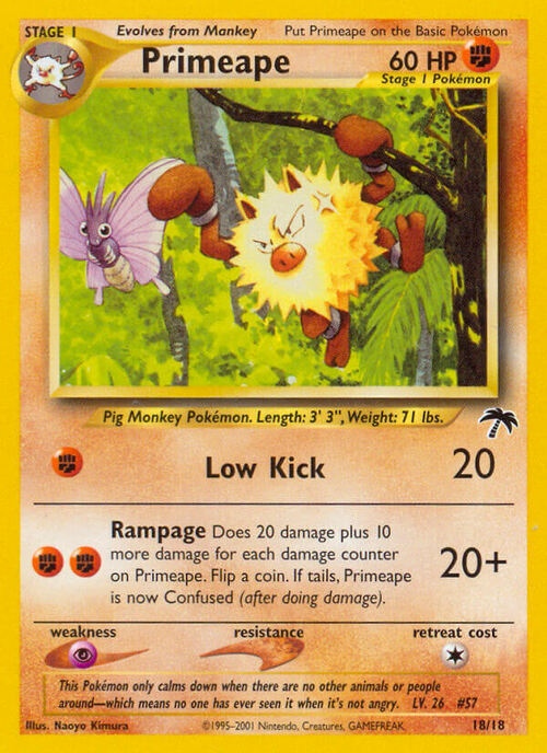 Primeape Card Front