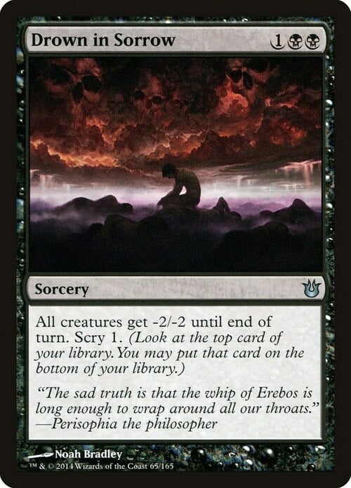 Drown in Sorrow Card Front