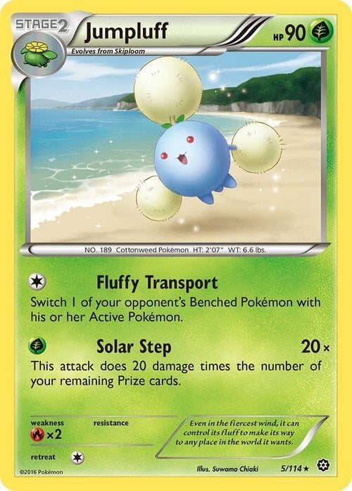 Jumpluff Card Front