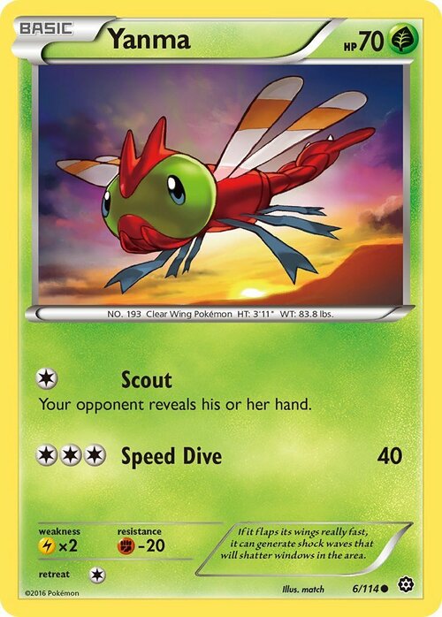 Yanma [Scout | Speed Dive] Card Front