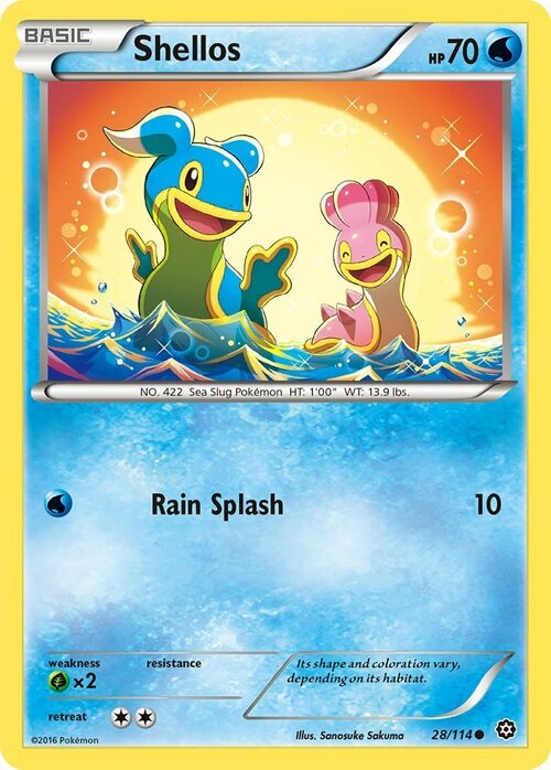 Shellos [Rain Splash] Card Front
