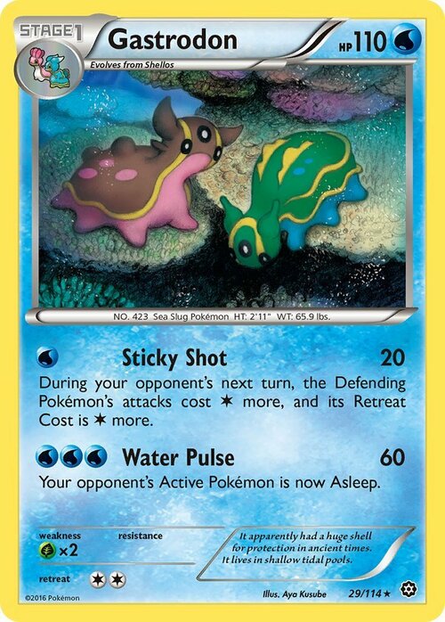 Gastrodon [Sticky Shot | Water Pulse] Card Front