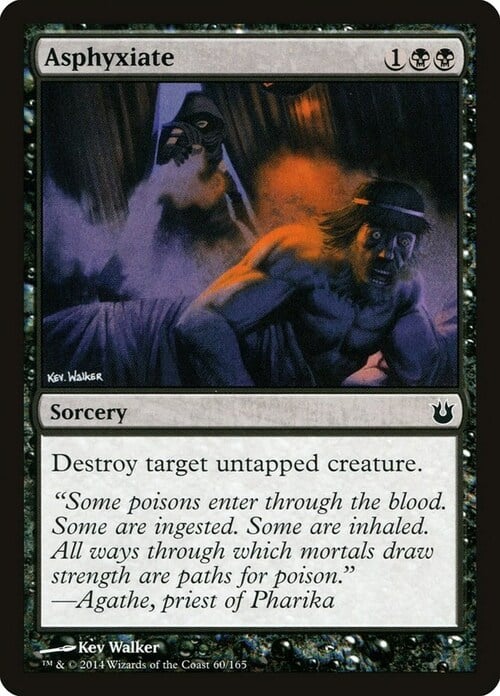 Asphyxiate Card Front