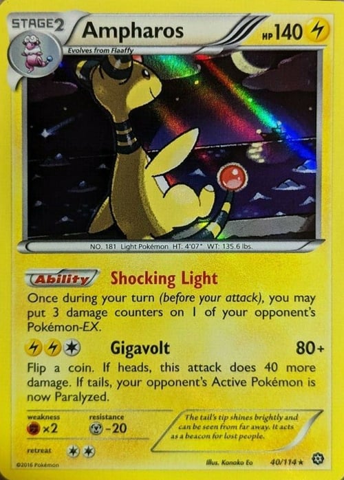 Ampharos Card Front