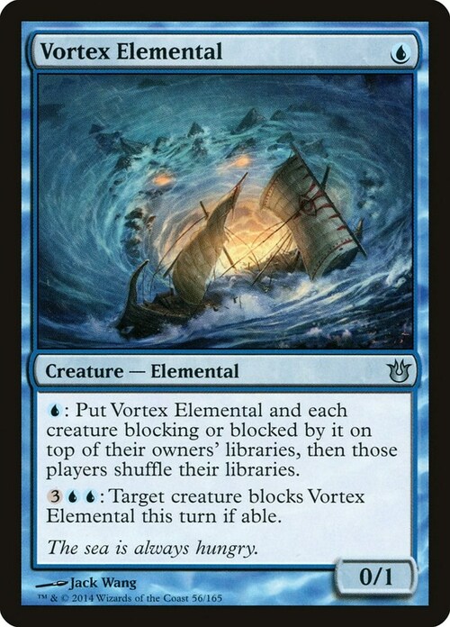 Elementale del Vortice Card Front