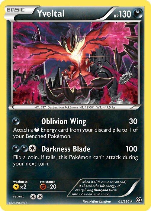 Yveltal Card Front