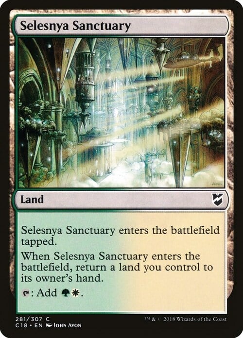 Selesnya Sanctuary Card Front
