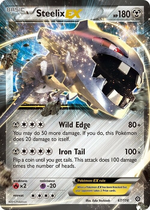 Steelix EX Card Front