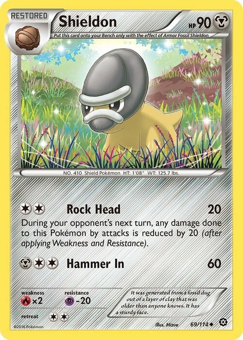 Shieldon [Rock Head | Hammer In] Card Front