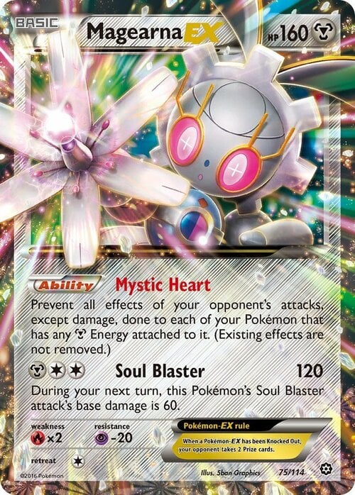 Magearna EX Card Front