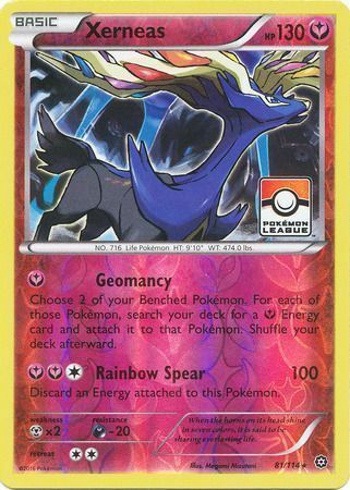 Xerneas [Geomancy | Rainbow Spear] Card Front