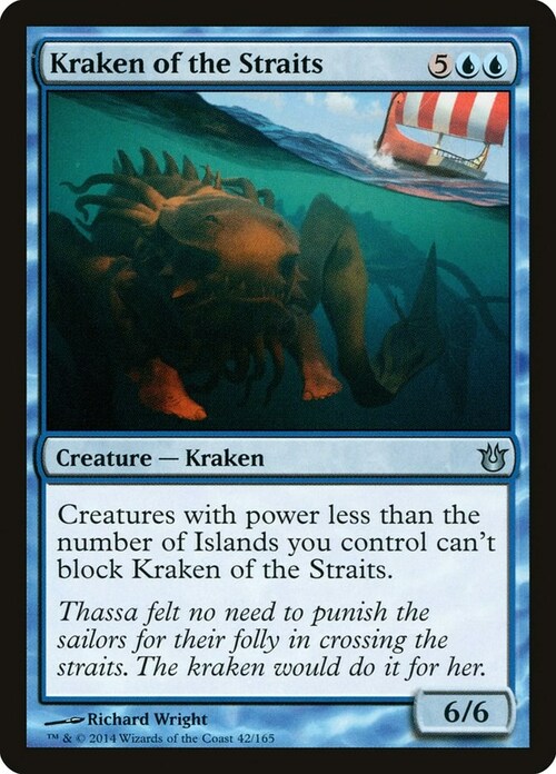 Kraken of the Straits Card Front