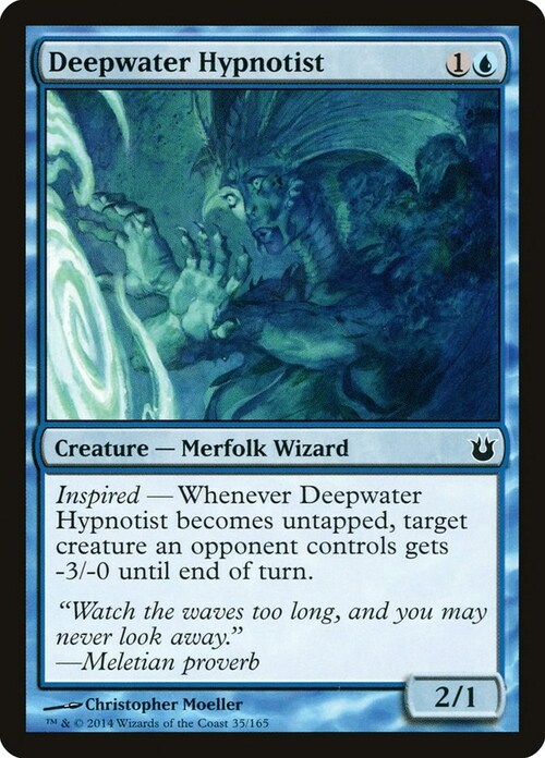 Deepwater Hypnotist Card Front