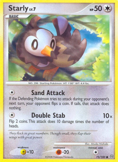 Starly Lv.7 Card Front
