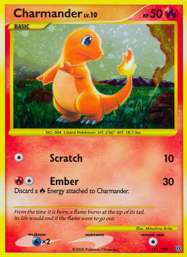 rare charmander card Pokemon charmander RARE