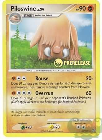 Piloswine Card Front