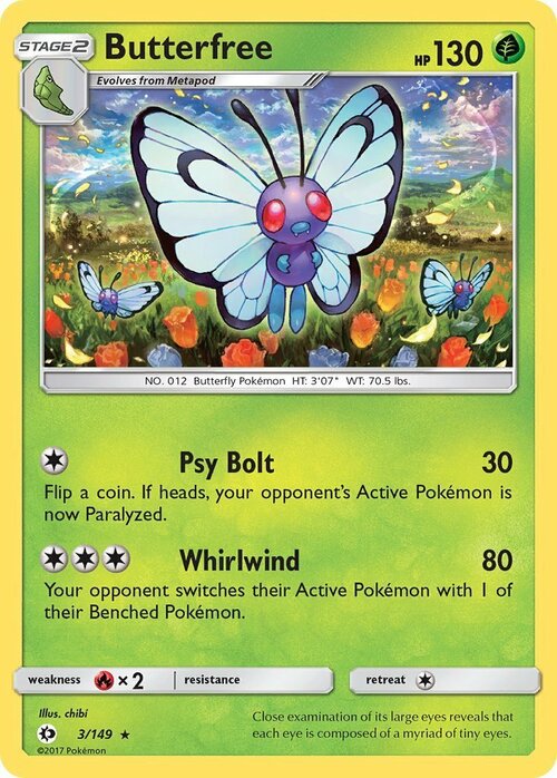 Butterfree [Psico | Turbine] Card Front
