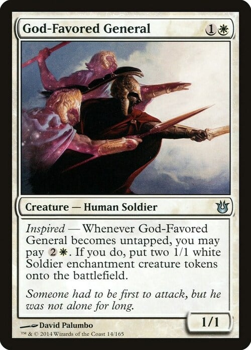 God-Favored General Card Front