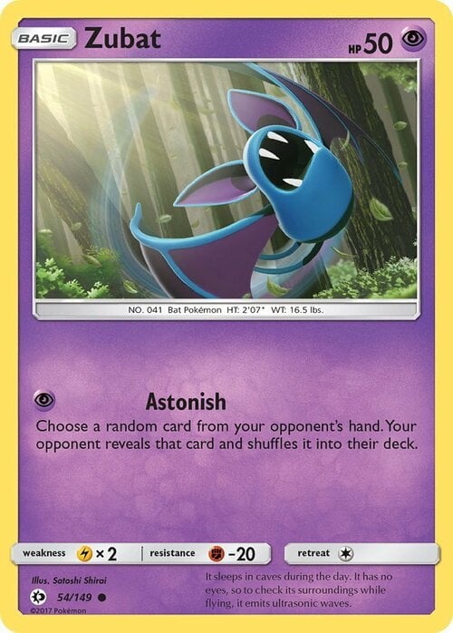 Zubat Card Front