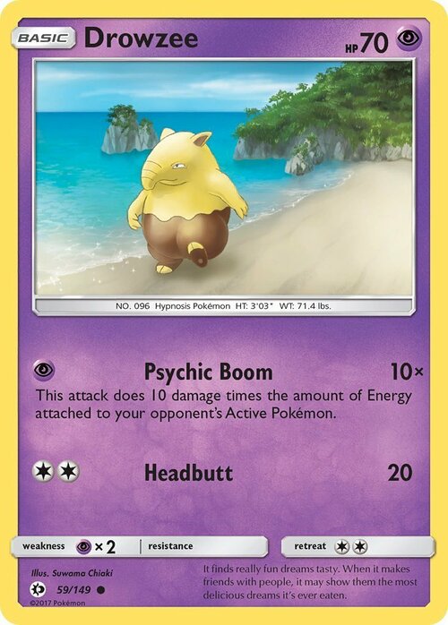 Drowzee Card Front