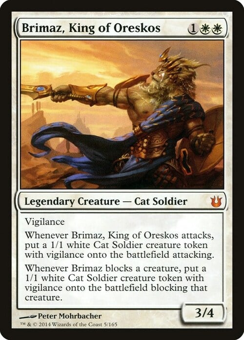 Brimaz, rey de Oreskos Frente