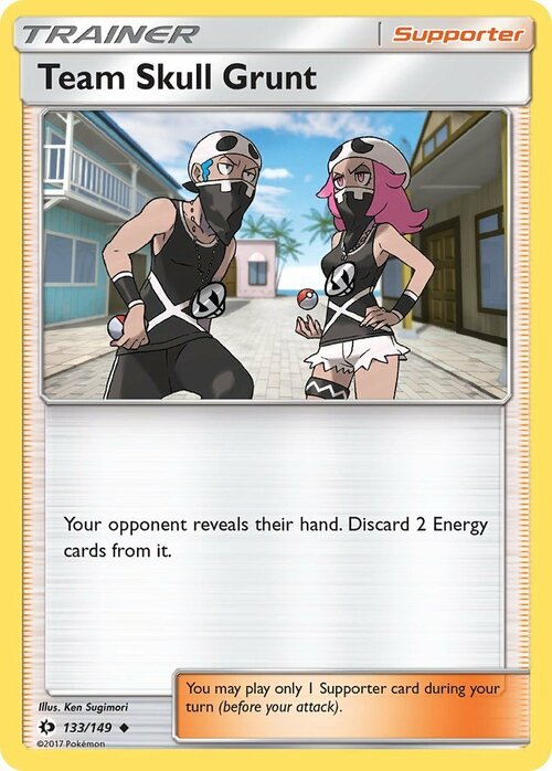Team Skull Grunt Card Front