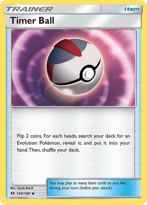 Timer Ball Card Front