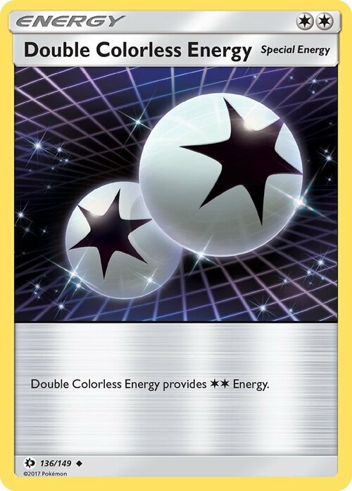 Double Colorless Energy Card Front