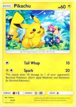 Pikachu [Tail Whap | Spark] Card Front