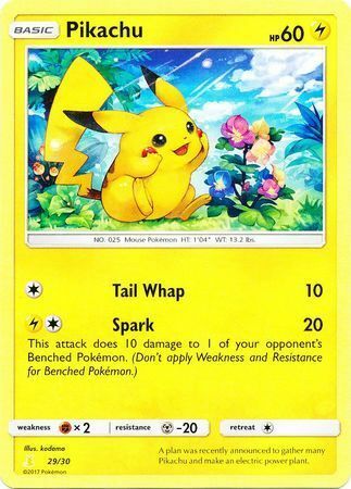 Pikachu [Tail Whap | Spark] Card Front