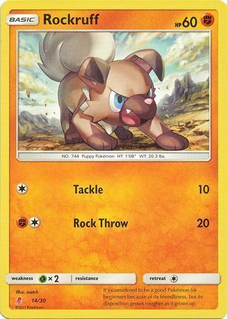 Rockruff Card Front