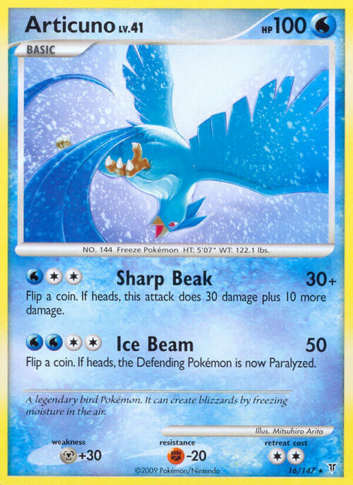Articuno Lv.41 Card Front