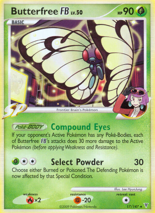 Butterfree [FB] Lv.50 Card Front